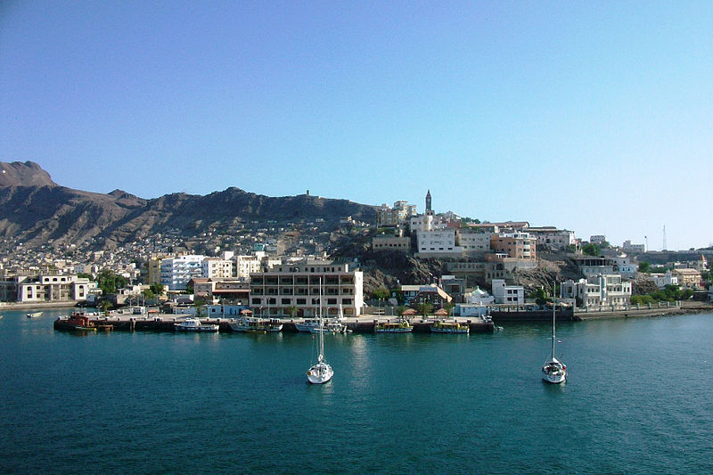 Aden, Yemen. Autor T3n60. Licensed under the Creative Commons Attribution